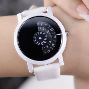 BGG Creative Design Wristwatch Camera Concept Brief Simple Special Digital Discs Hands Fashion Quartz Watches for Men  and women
