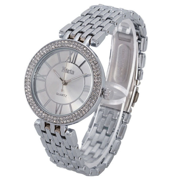 Womens watches Brand Luxury Diamond Gold Watch Ladies Quartz Wristwatch Woman Clock Relogio Feminino Relojes Mujer Hodinky Women