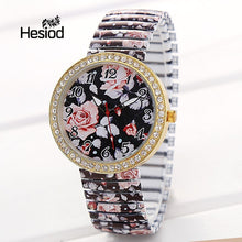 Load image into Gallery viewer, Hesiod Women Wristwatch Casual Fashion Female Crystal Elastic Strap Watch Luxury Brand Quartz Watch Bracelet for Girl Clock
