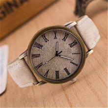 Load image into Gallery viewer, MEIBO Relojes Women Quartz Watches Denim Design Leather Strap Male Casual Wristwatch Relogio Masculino Ladies Watch female watch