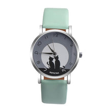 Load image into Gallery viewer, 2018 New Fashion Lovely Cat Pattern Casual Leather Band Watches Women Wristwatches Quartz Watch Clock Relogio Feminino Drop Ship