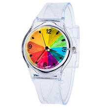 Load image into Gallery viewer, Transparent Clock Silicone Watches Women Sport Casual Quartz Wristwatches Novelty Crystal Ladies Watch Cartoon Reloj Mujer #Zer