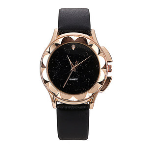 Bgg New 2018 Simple style Women Casual Watch ladies Leather Luxury Watch Woman Quartz Wristwatches female diamond dress Clock