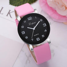 Load image into Gallery viewer, LVPAI Woman&#39;s Watch  Fashion    Luxury Ladies   Quartz Wristwatch Top Brand  Leather Strap  Watch  Women Watches Reloj  18MAY8