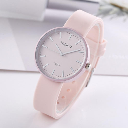 5 Colour Simple Style Silicone Watch Fashsion Women Watches Quartz Wristwatch Clock For Women Ladies Female Students Cool