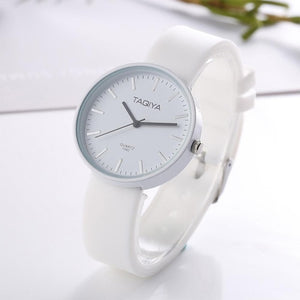 5 Colour Simple Style Silicone Watch Fashsion Women Watches Quartz Wristwatch Clock For Women Ladies Female Students Cool