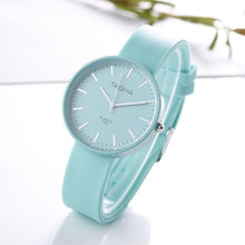 Load image into Gallery viewer, 5 Colour Simple Style Silicone Watch Fashsion Women Watches Quartz Wristwatch Clock For Women Ladies Female Students Cool