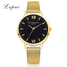 Load image into Gallery viewer, LVPAI Watches Women Stainless Steel Bracelet Analog Quartz Watch 2018 Luxury Brand Casual Wristwatches Montre femme 18FEB24