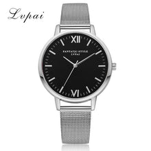 Load image into Gallery viewer, LVPAI Watches Women Stainless Steel Bracelet Analog Quartz Watch 2018 Luxury Brand Casual Wristwatches Montre femme 18FEB24