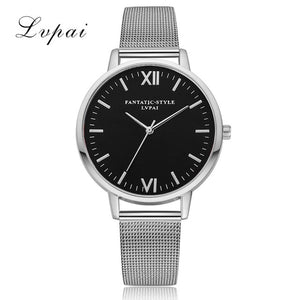 LVPAI Watches Women Stainless Steel Bracelet Analog Quartz Watch 2018 Luxury Brand Casual Wristwatches Montre femme 18FEB24