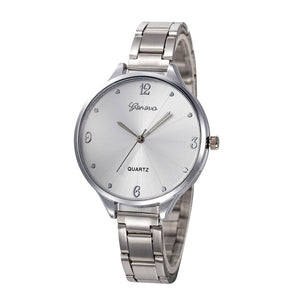Fashion Watch Women Crystal Stainless Steel Analog Quartz Wristwatch Bangle Bracelet reloj mujer montre femme Relogio M0505