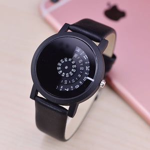 BGG Creative Design Wristwatch Camera Concept Brief Simple Special Digital Discs Hands Fashion Quartz Watches for Men  and women