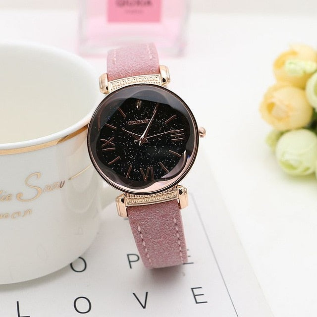 New Fashion Gogoey Brand Rose Gold Leather Watches Women ladies casual dress quartz wristwatch reloj mujer go4417