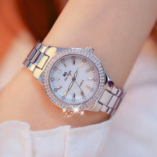 Load image into Gallery viewer, 2018 Luxury Brand lady Crystal Watch Women Dress Watch Fashion Rose Gold Quartz Watches Female Stainless Steel Wristwatches
