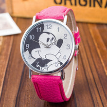 Load image into Gallery viewer, New Female Watch Cute Animal Pattern Fashion Quartz Watches Casual Leather Clock Girls Kids Cartoon Wristwatch Relogio Feminino