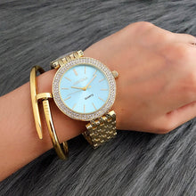 Load image into Gallery viewer, 2018 Relogio Feminino Luxury Brand Contena Women Dress Watches Steel Quartz Watch Diamonds Gold Watches For Womans Wristwatches
