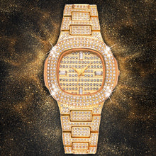 Load image into Gallery viewer, Miss Fox Brand Watch Quartz Ladies Gold Fashion Wrist Watches Diamond Stainless Steel Women Wristwatch Girls Female Clock Hours