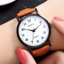 Load image into Gallery viewer, 2018 Top Brand Luxury Leather Quartz Watches Geneva Women Fashion Watch New Classic Ladies Casual Wristwatch Female Dress Clock