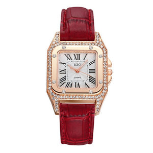 Women Watches Strap Analog Quartz Wristwatches Digital Dial Leather Band Wrist Watch Female Clock Montre Femme Relogio Feminino